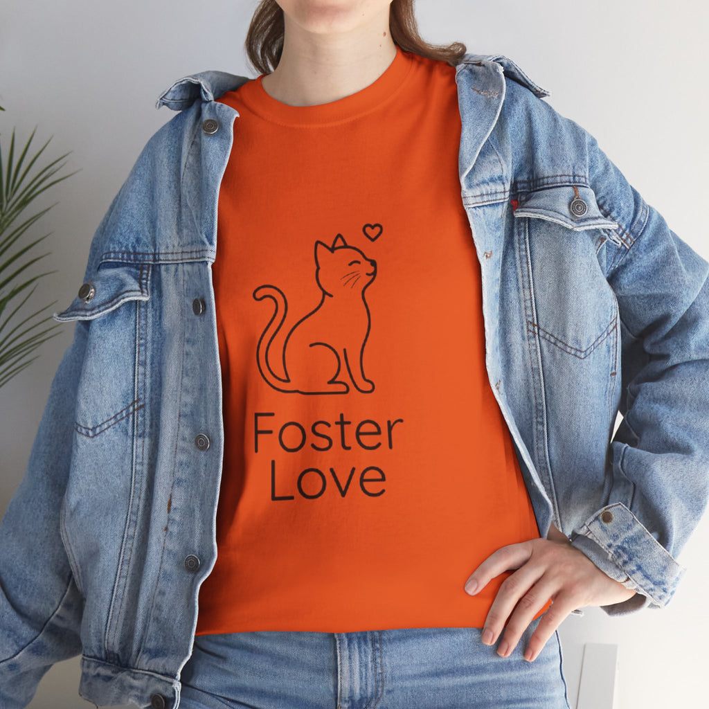 Foster Love Cat T-Shirt — Adoption Support Tee