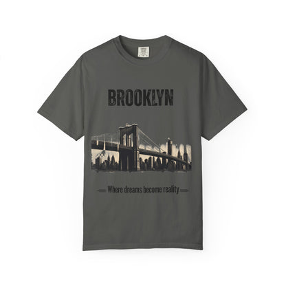 Brooklyn Bridge T-Shirt — "Where Dreams Become Reality" Graphic Tee