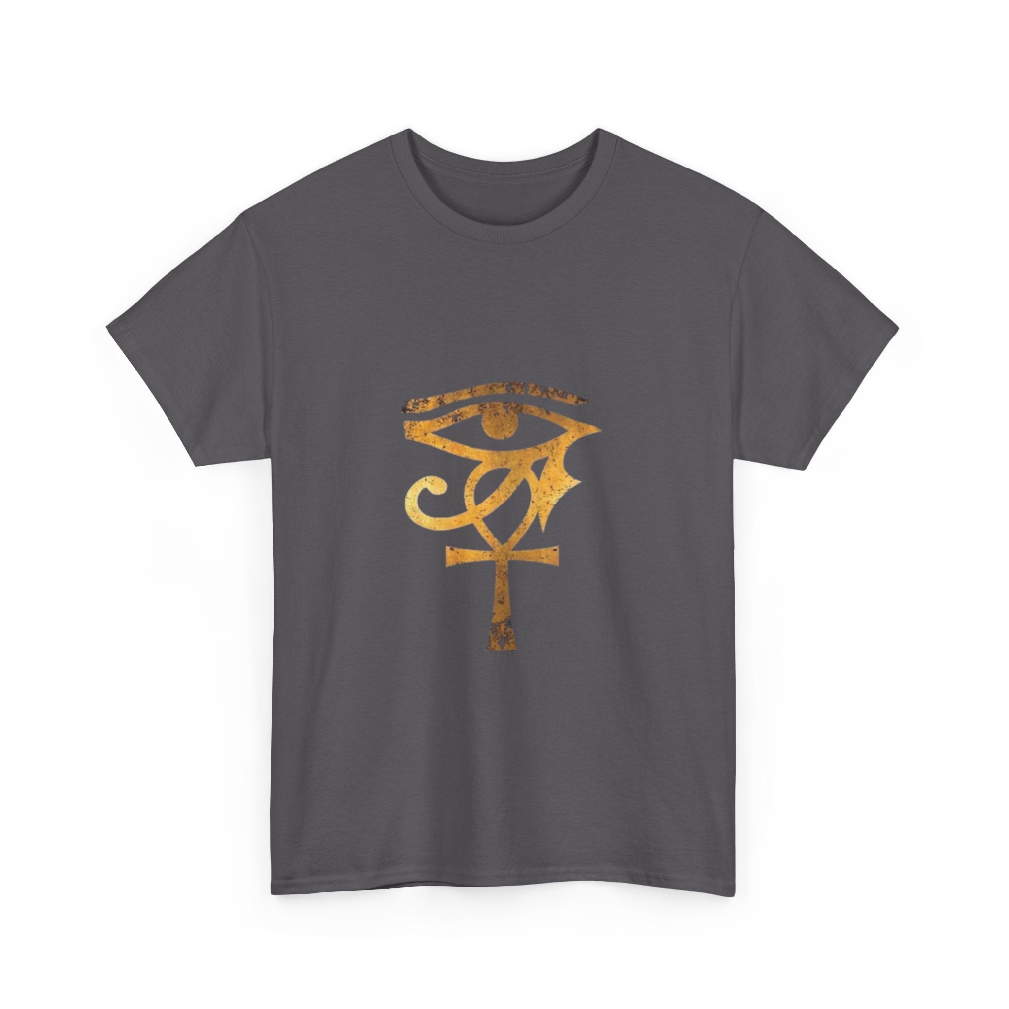 Eye of Ra Ankh T-Shirt — Golden Egyptian Symbol Tee