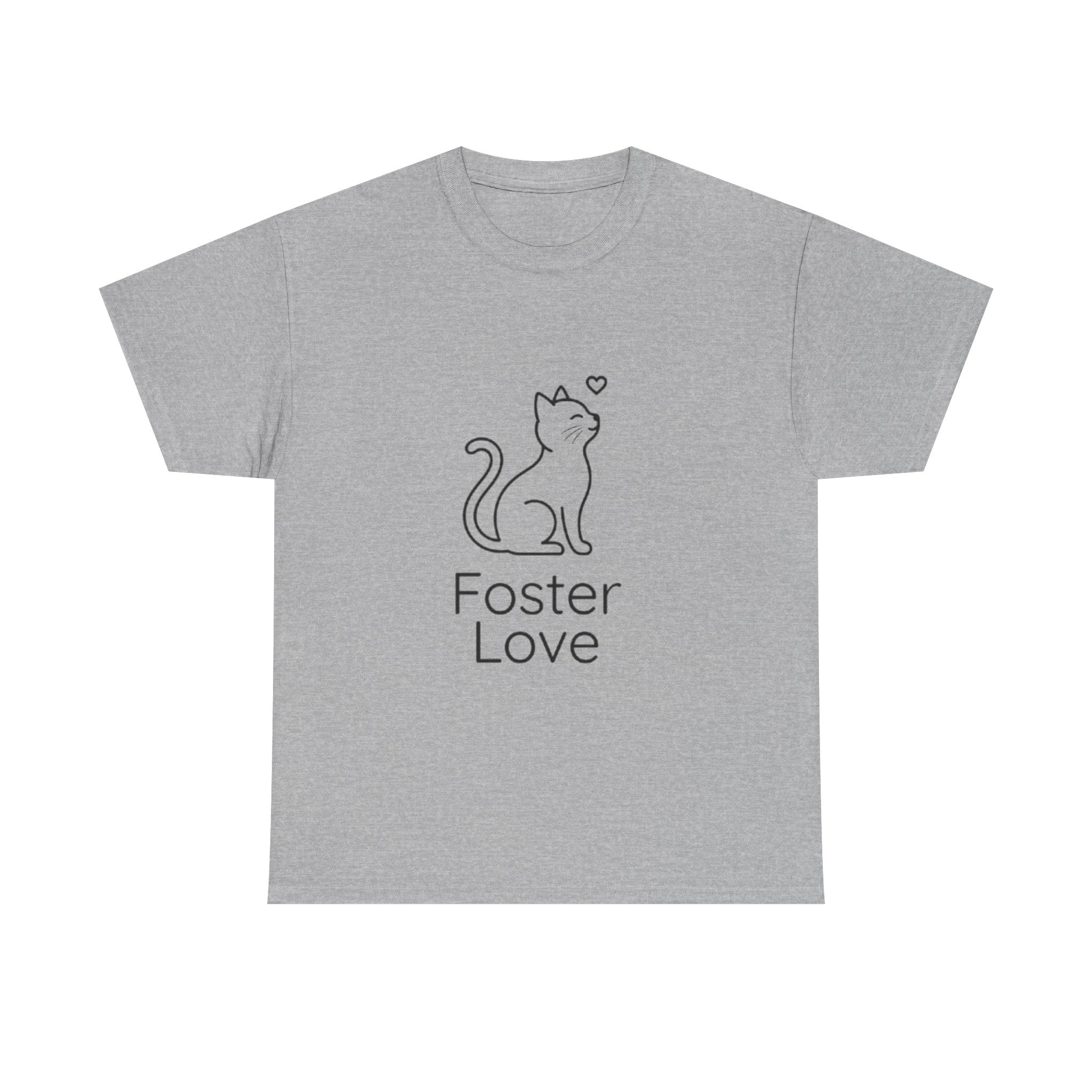 Foster Love Cat T-Shirt — Adoption Support Tee