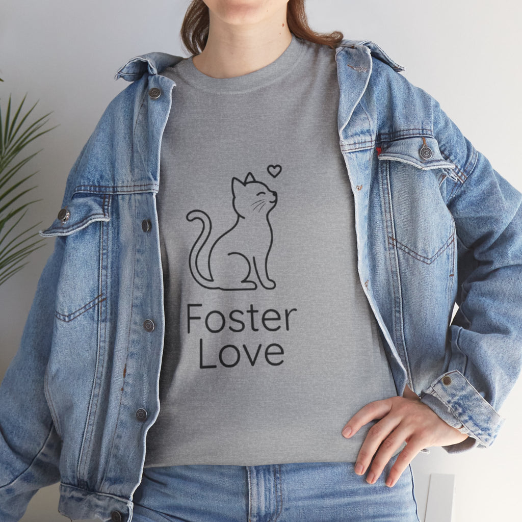 Foster Love Cat T-Shirt — Adoption Support Tee