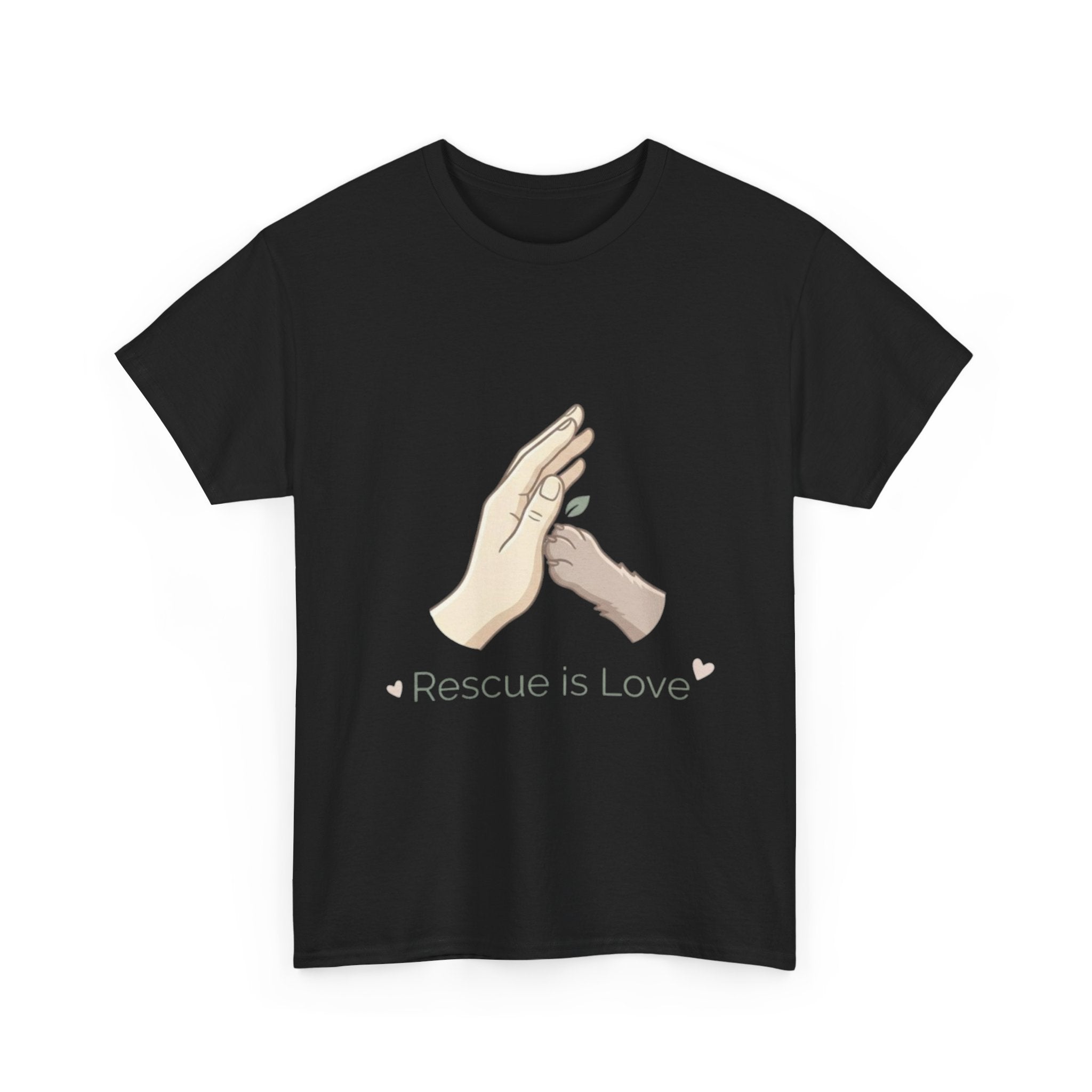 Rescue Is Love Tee — Animal Rescue Support T‑Shirt