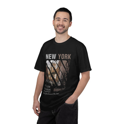 New York Brooklyn Graphic T-Shirt — Vintage Cityscape Tee