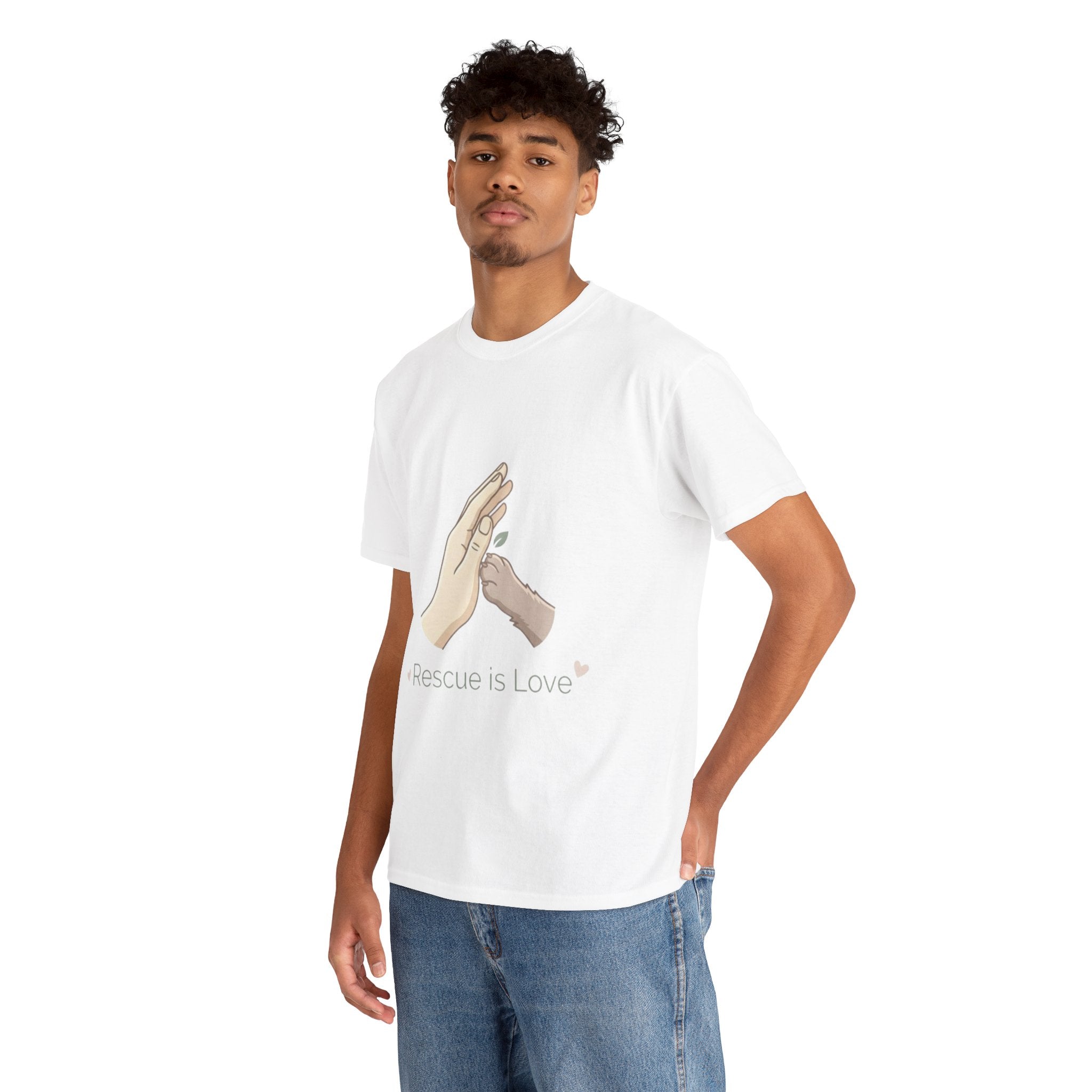 Rescue Is Love Tee — Animal Rescue Support T‑Shirt
