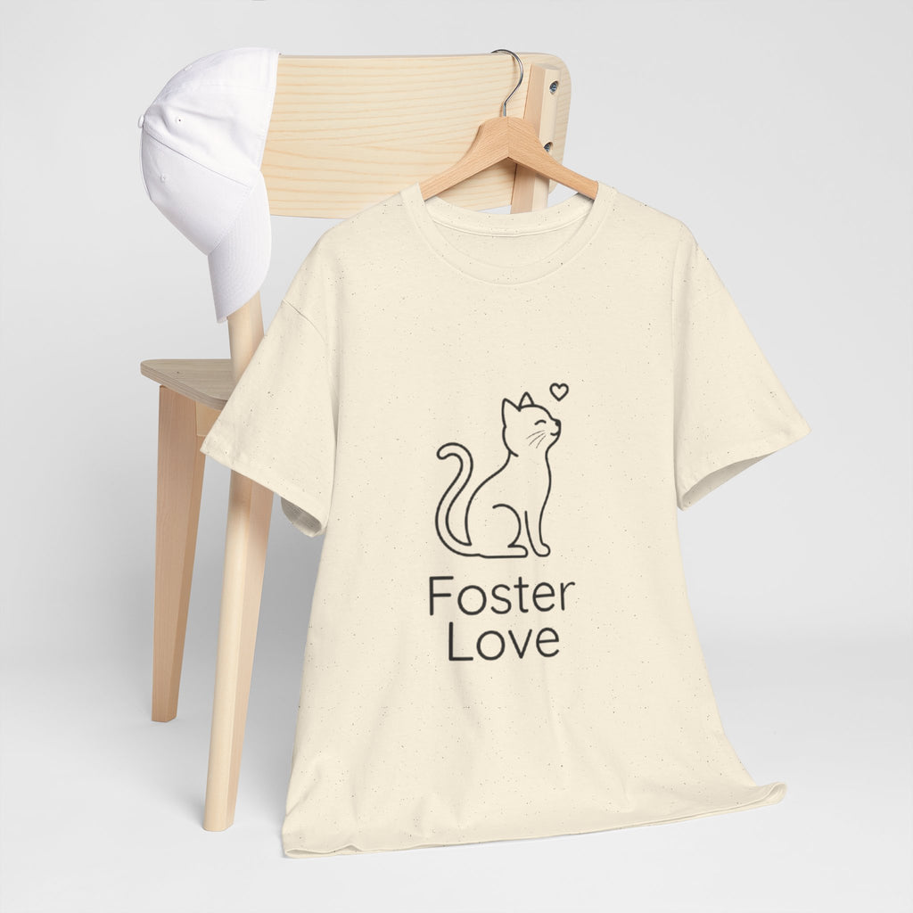 Foster Love Cat T-Shirt — Adoption Support Tee