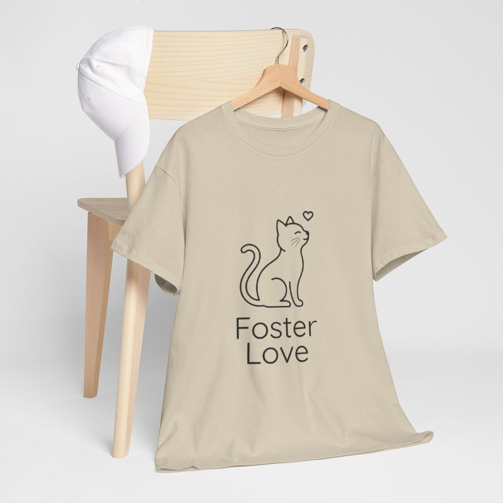 Foster Love Cat T-Shirt — Adoption Support Tee
