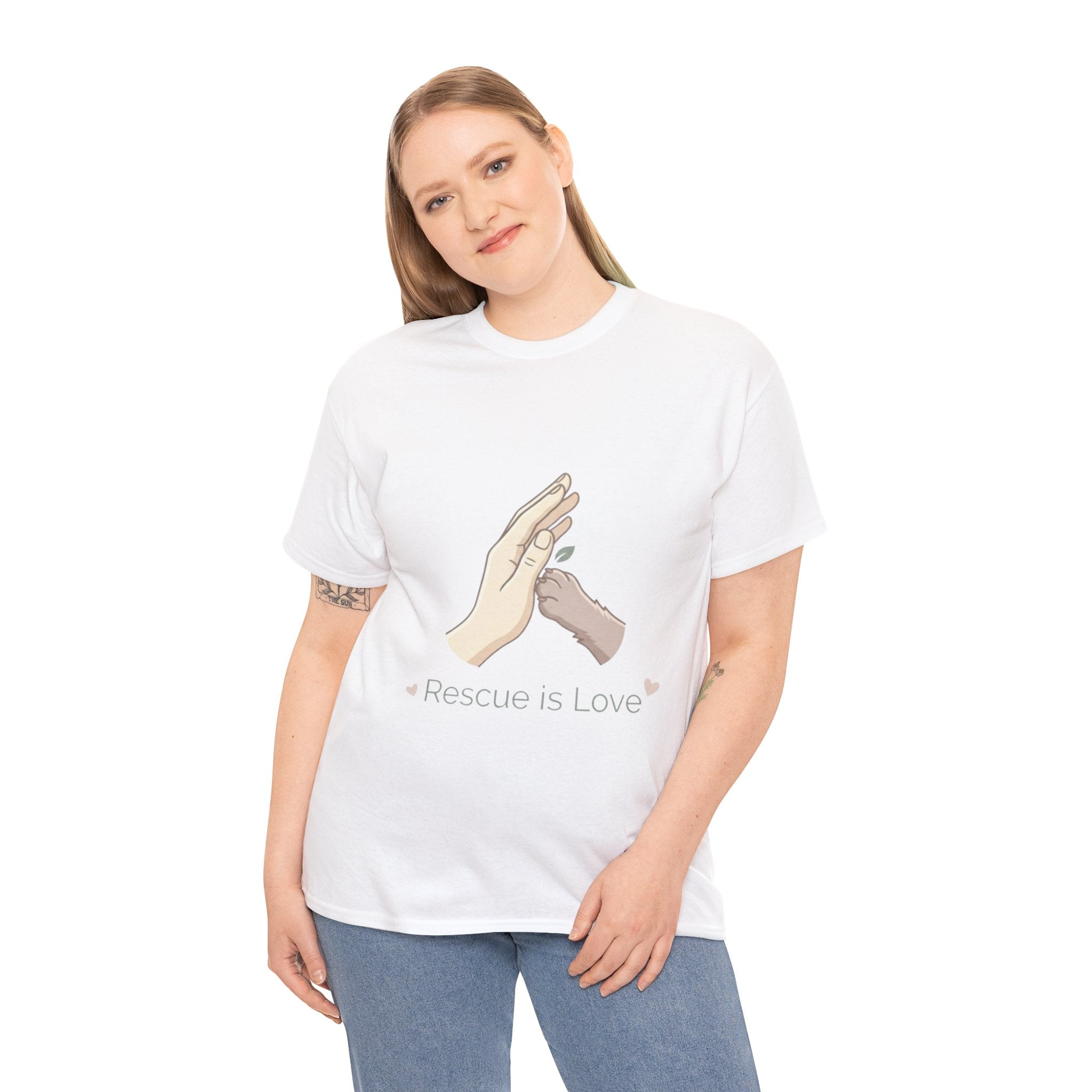 Rescue Is Love Tee — Animal Rescue Support T‑Shirt