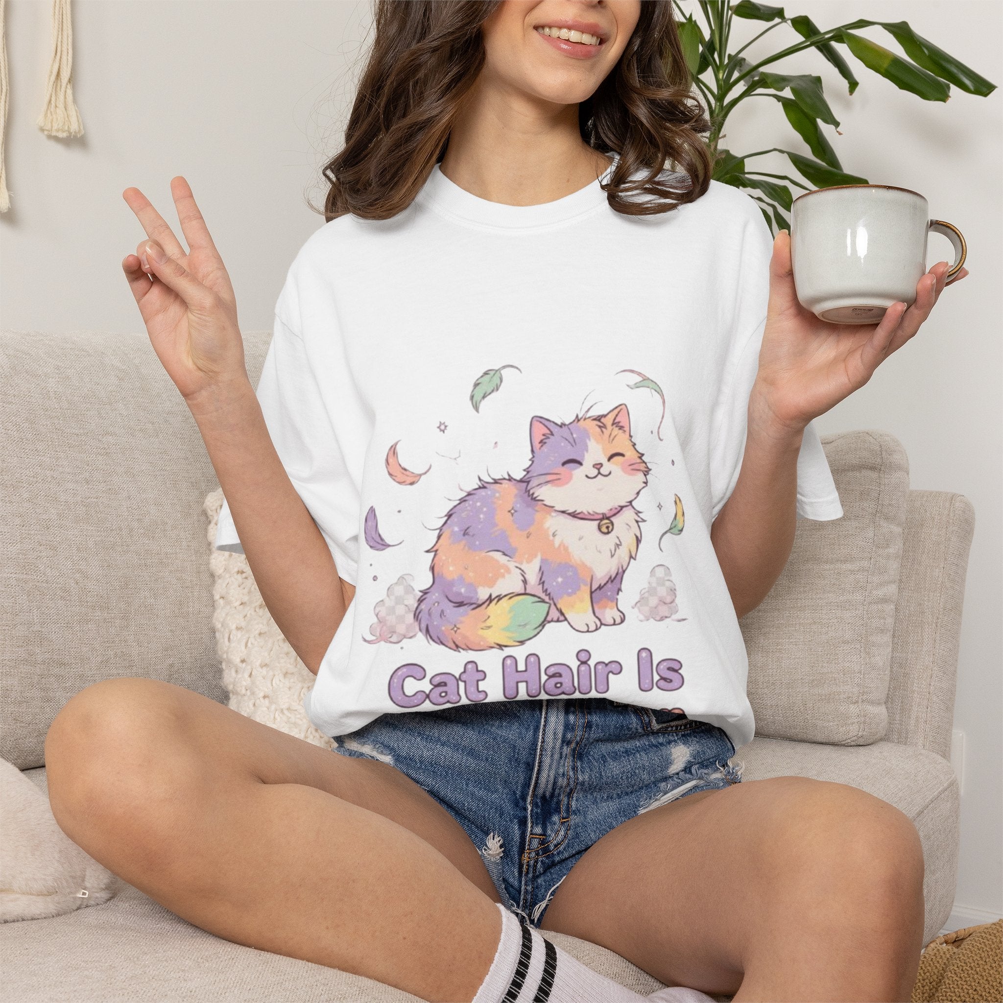 Cat Hair Is My Glitter T-Shirt