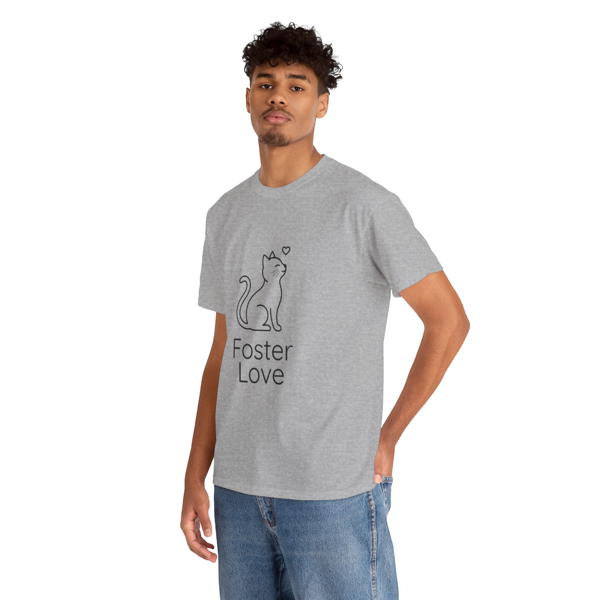 Foster Love Cat T-Shirt — Adoption Support Tee