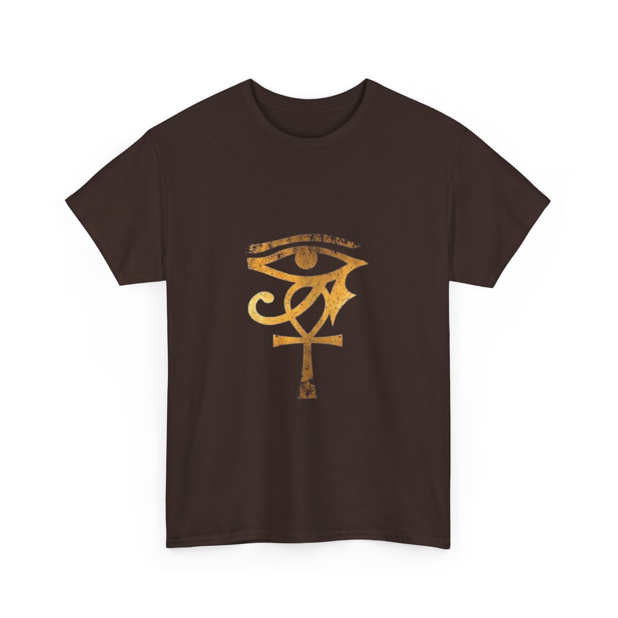 Eye of Ra Ankh T-Shirt — Golden Egyptian Symbol Tee