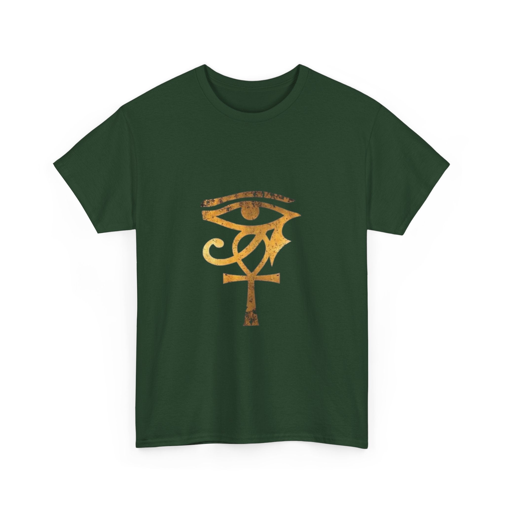 Eye of Ra Ankh T-Shirt — Golden Egyptian Symbol Tee
