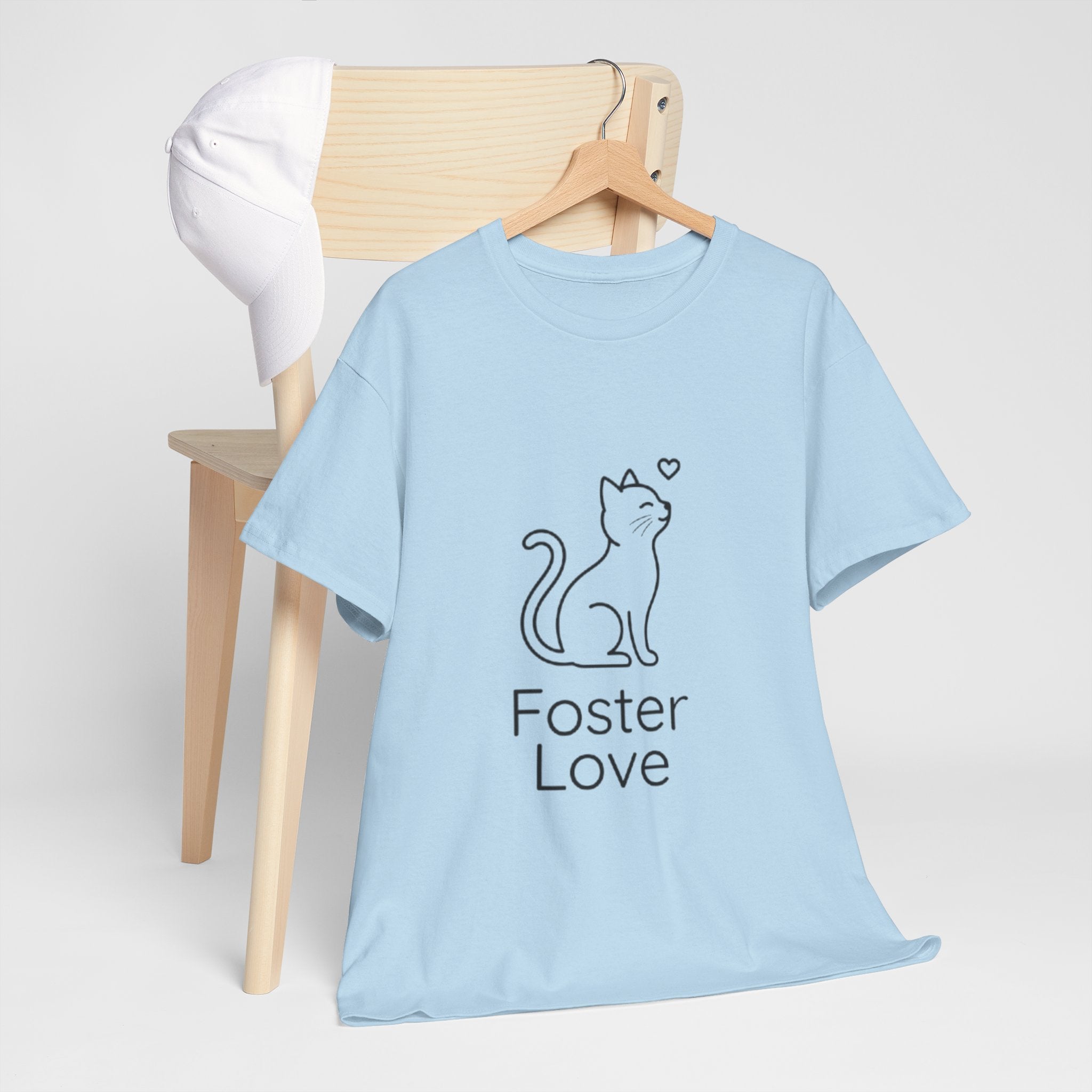 Foster Love Cat T-Shirt — Adoption Support Tee