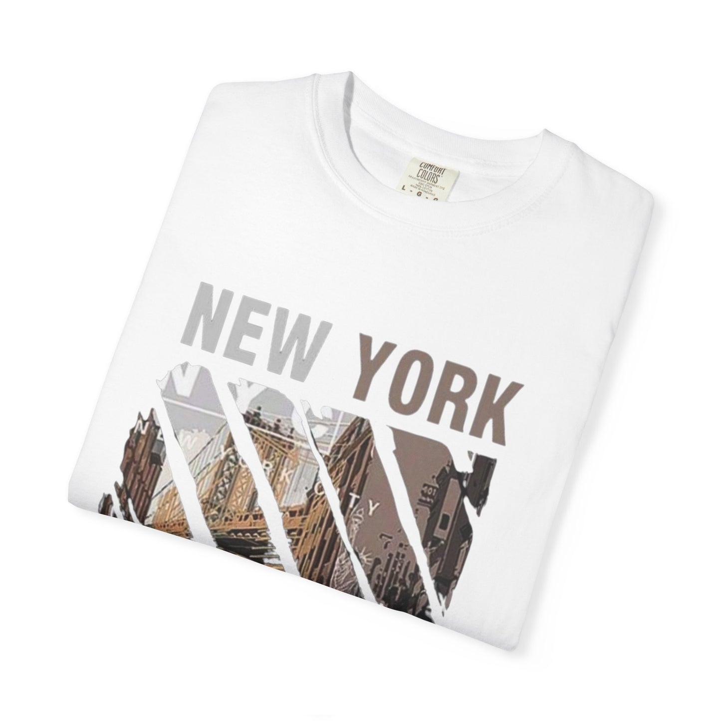 New York Brooklyn Graphic T-Shirt — Vintage Cityscape Tee