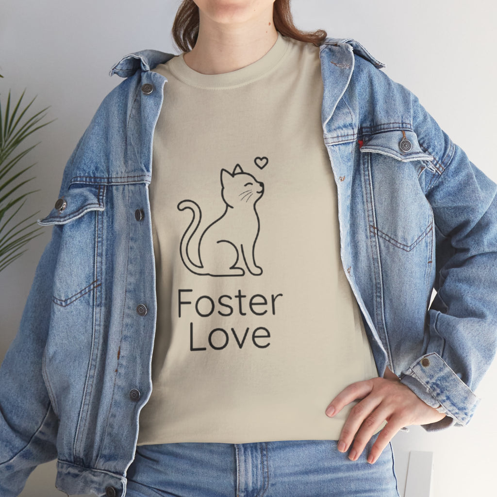 Foster Love Cat T-Shirt — Adoption Support Tee