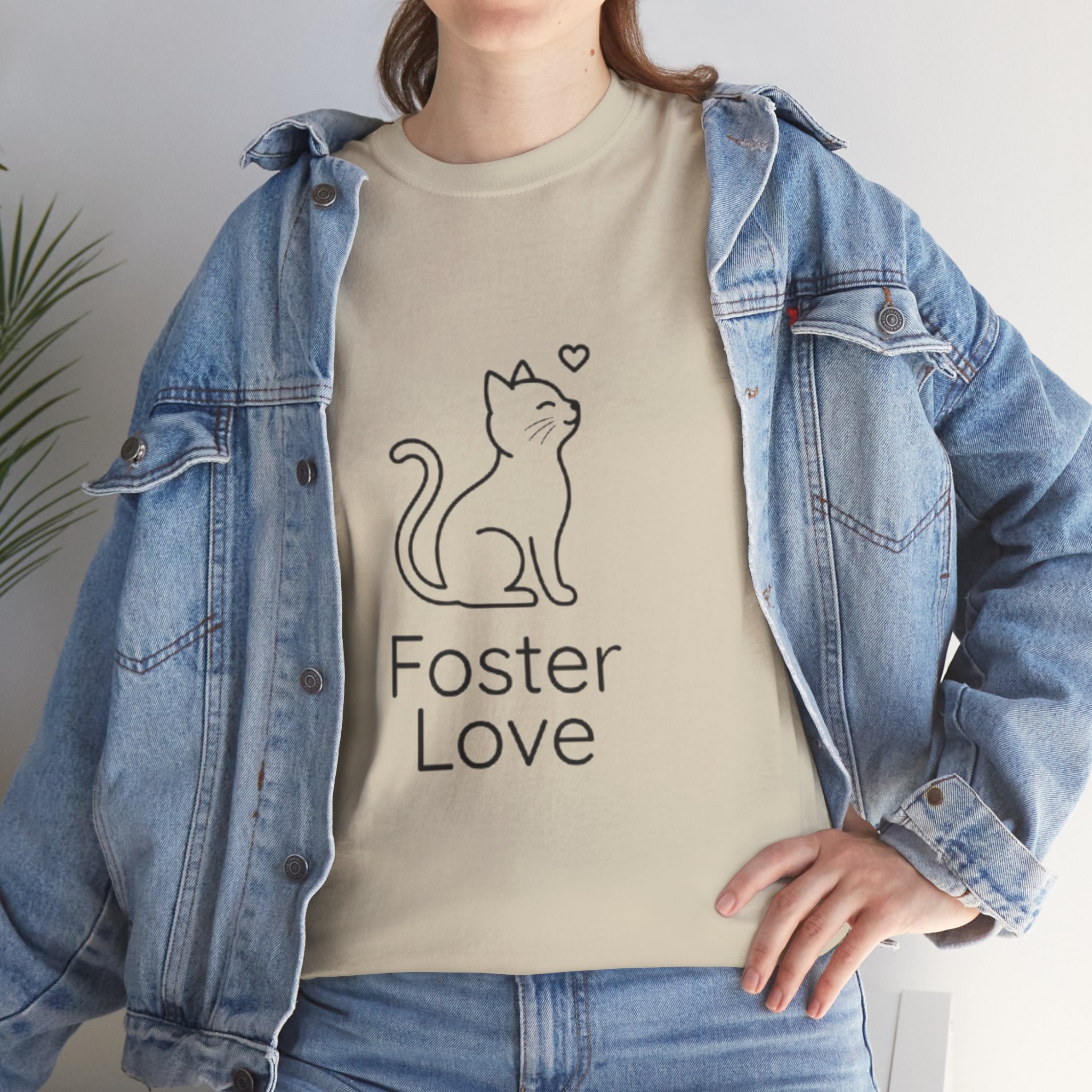 Foster Love Cat T-Shirt — Adoption Support Tee