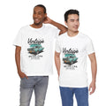 Vintage Motors Retro Car Tee — "Retro Car Station Fuel" Graphic T-Shirt