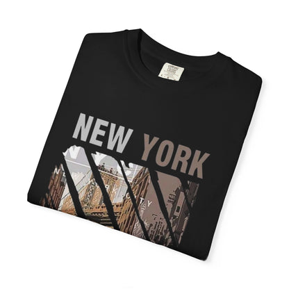 New York Brooklyn Graphic T-Shirt — Vintage Cityscape Tee