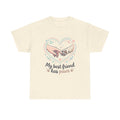 Pet Lover T-Shirt — “My Best Friend Has Paws” Cute Dog & Cat Paw Heart Tee