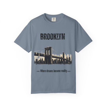 Brooklyn Bridge T-Shirt — "Where Dreams Become Reality" Graphic Tee