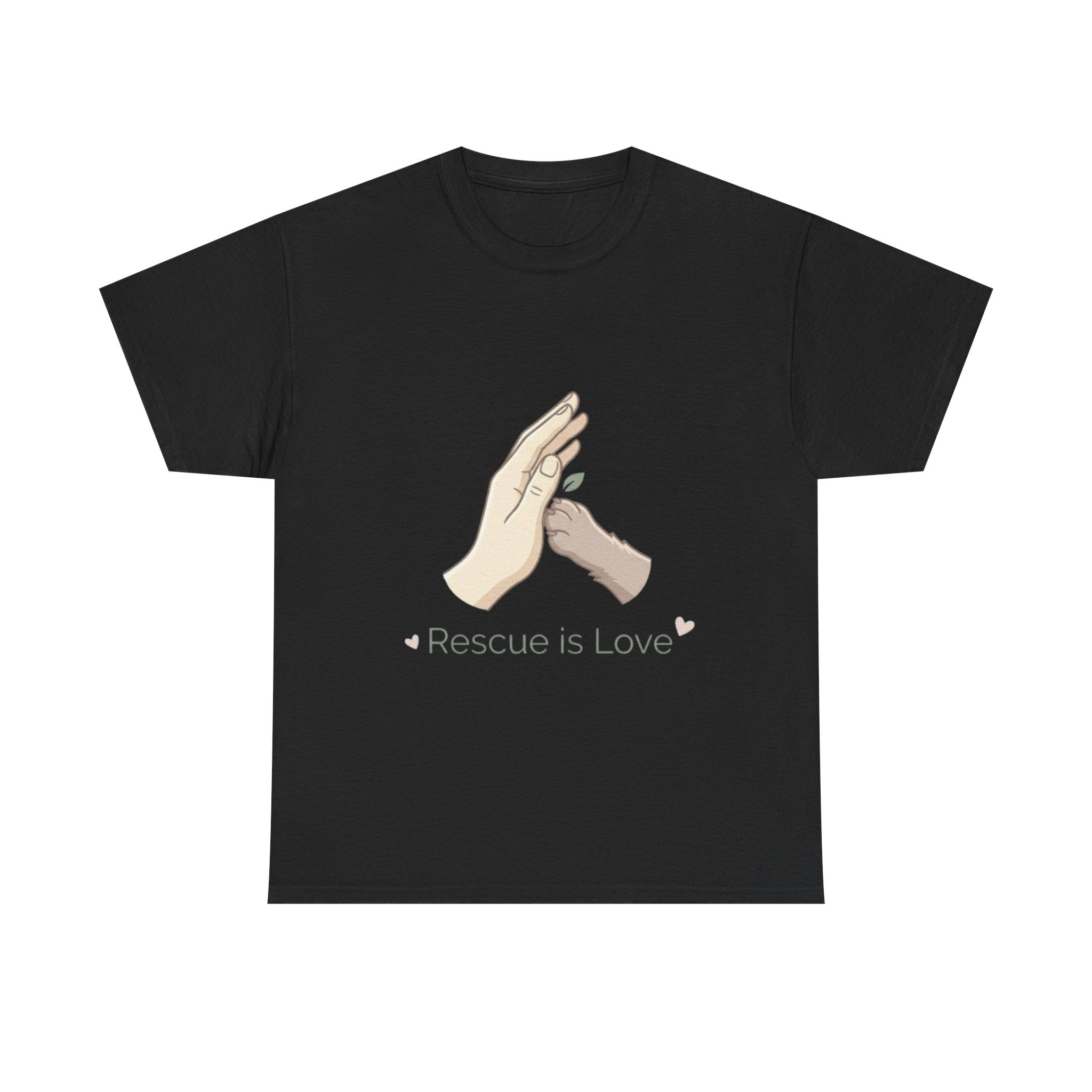 Rescue Is Love Tee — Animal Rescue Support T‑Shirt
