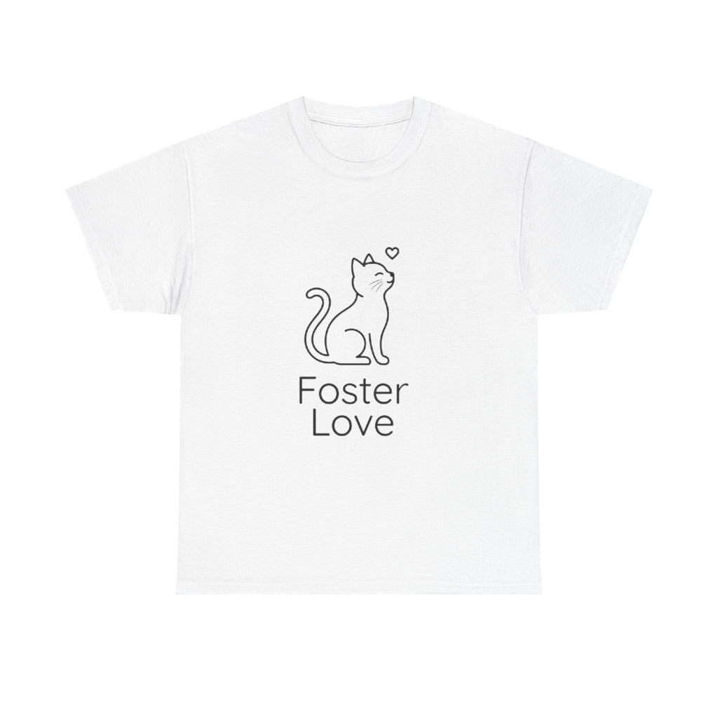 Foster Love Cat T-Shirt — Adoption Support Tee