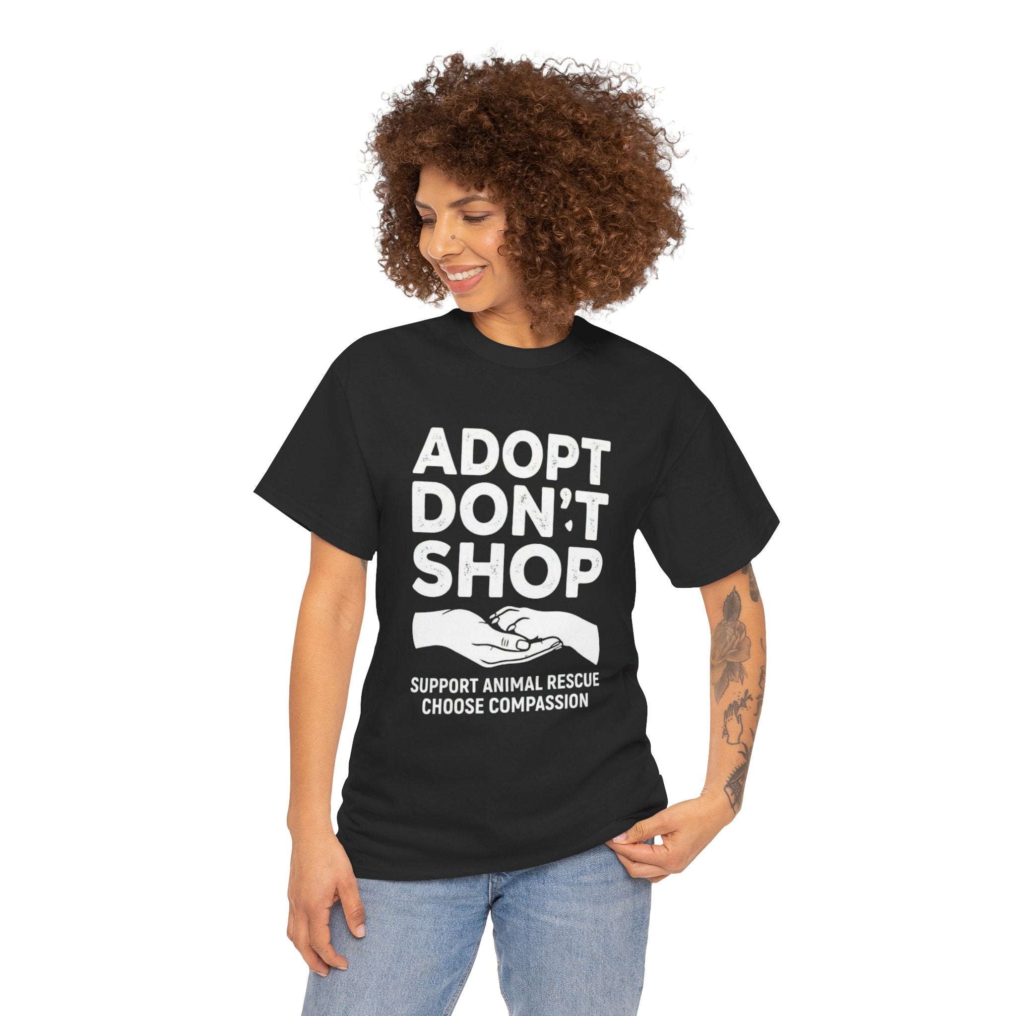 Adopt Don't Shop Tee — Support Animal Rescue Compassion T-Shirt