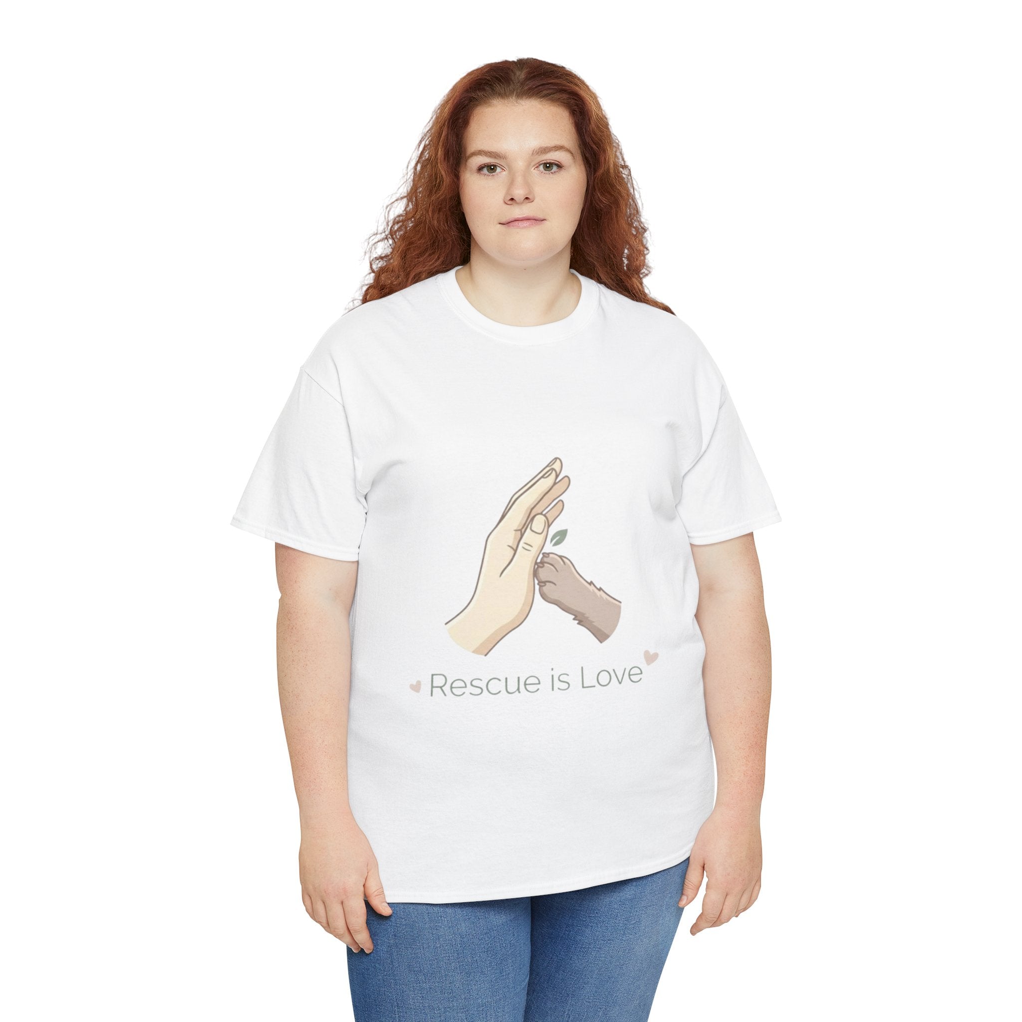 Rescue Is Love Tee — Animal Rescue Support T‑Shirt