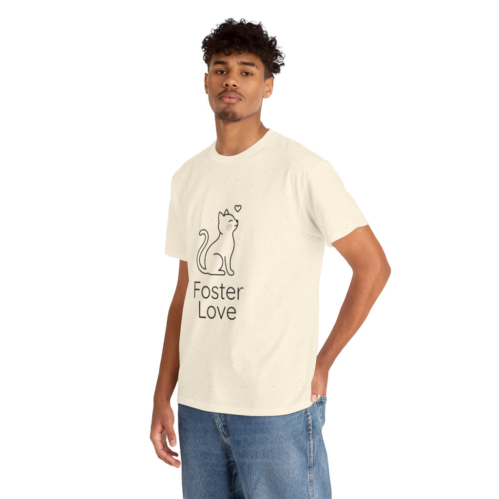 Foster Love Cat T-Shirt — Adoption Support Tee