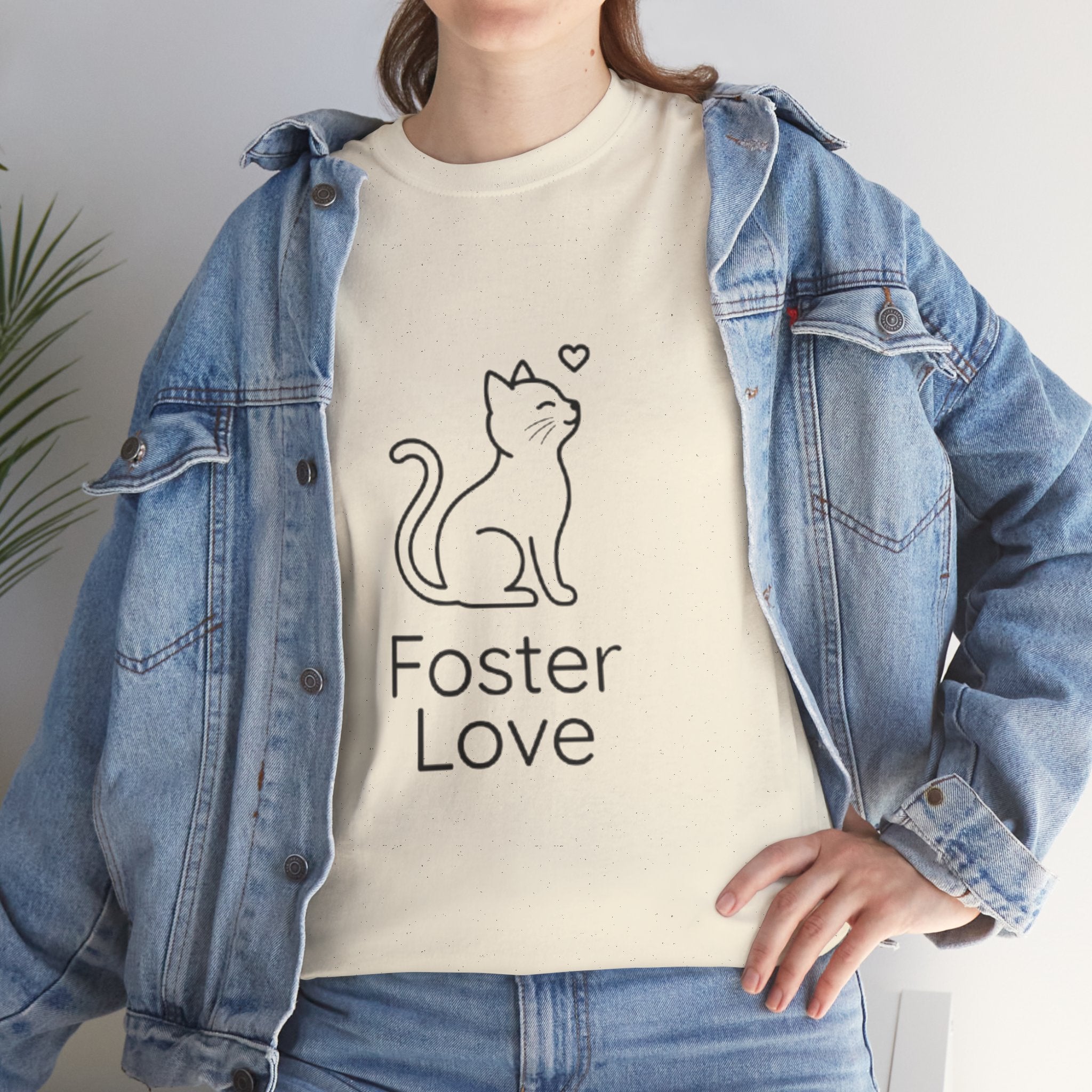 Foster Love Cat T-Shirt — Adoption Support Tee