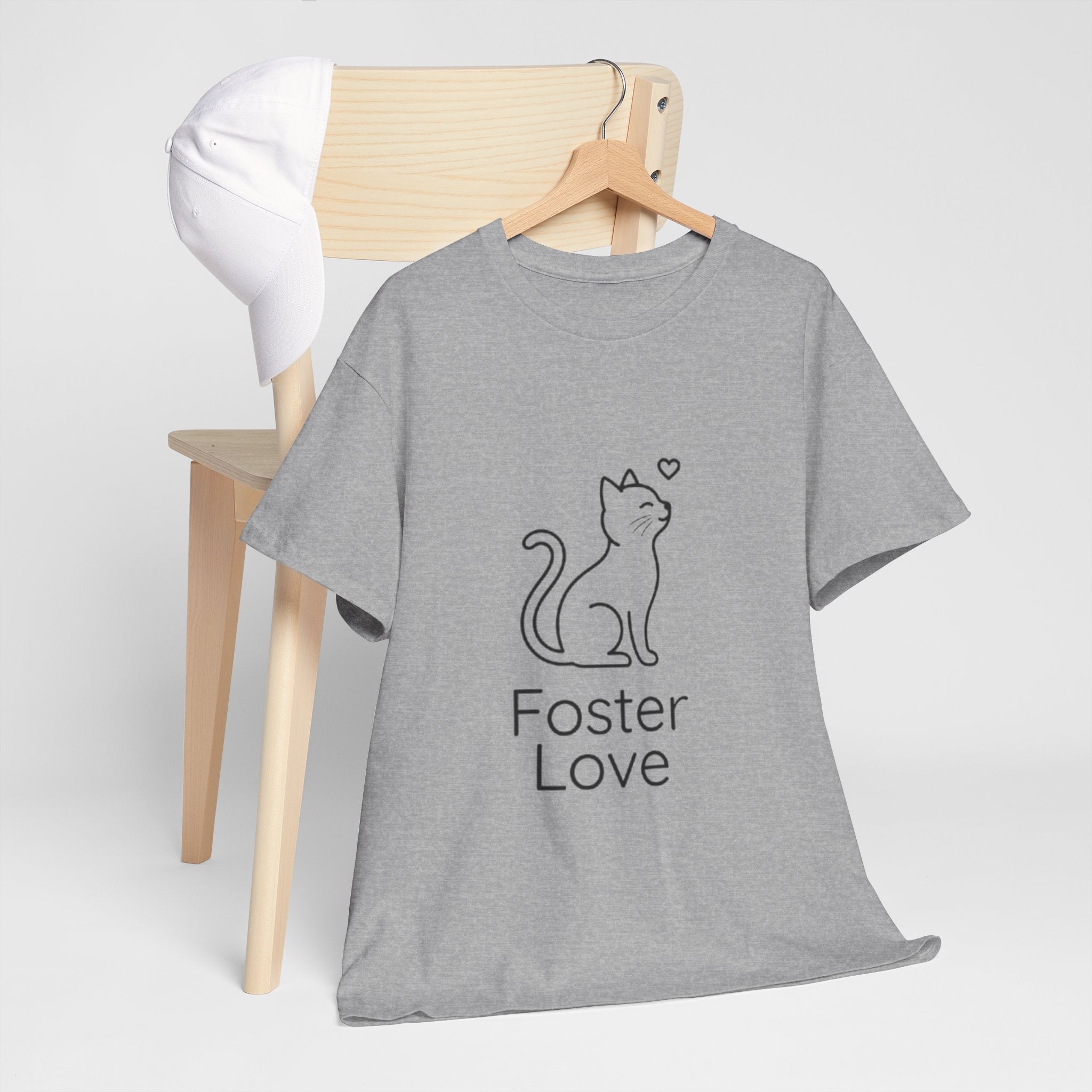 Foster Love Cat T-Shirt — Adoption Support Tee