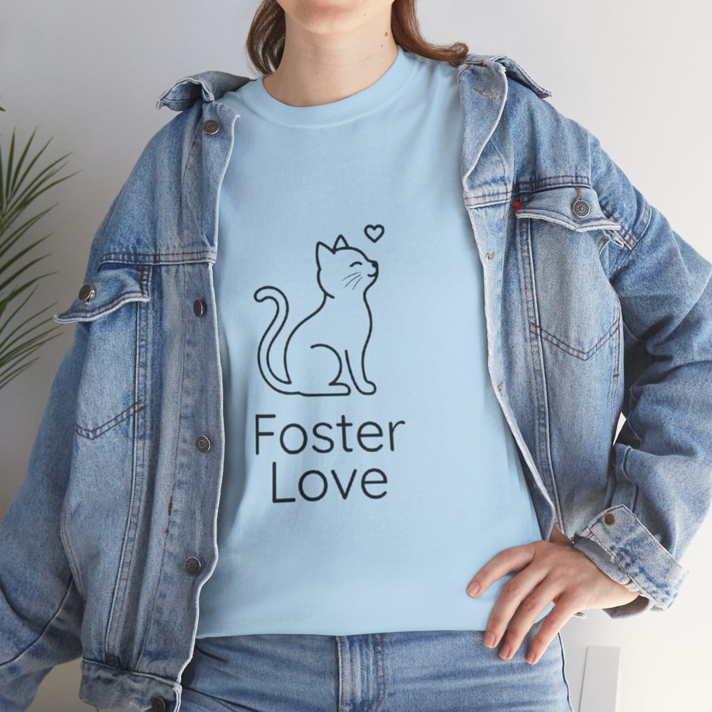 Foster Love Cat T-Shirt — Adoption Support Tee