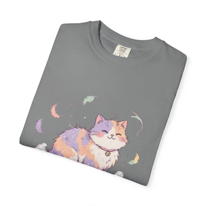 Cat Hair Is My Glitter T-Shirt — Cute Pastel Cat Graphic Tee for Cat Lovers