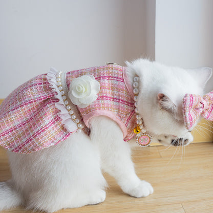 Pet Skirt Cat Dress – Cute and Fashionable Cat Clothing, Comfortable and Stylish Pet Outfit for Cats