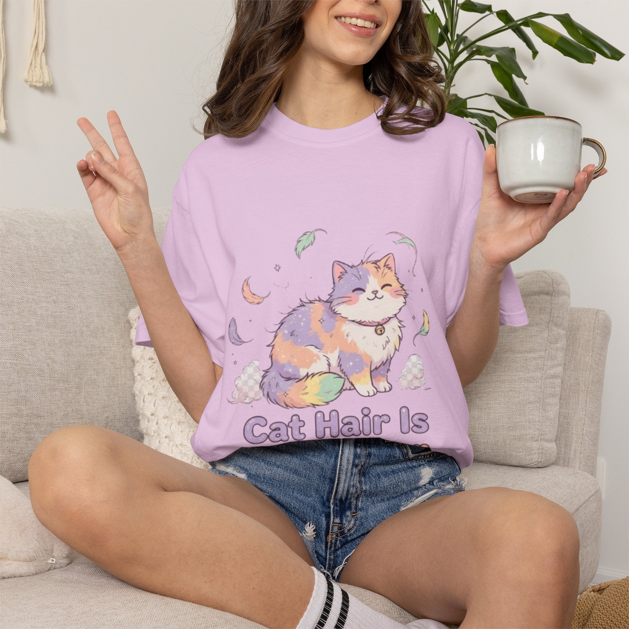 Cat Hair Is My Glitter T-Shirt