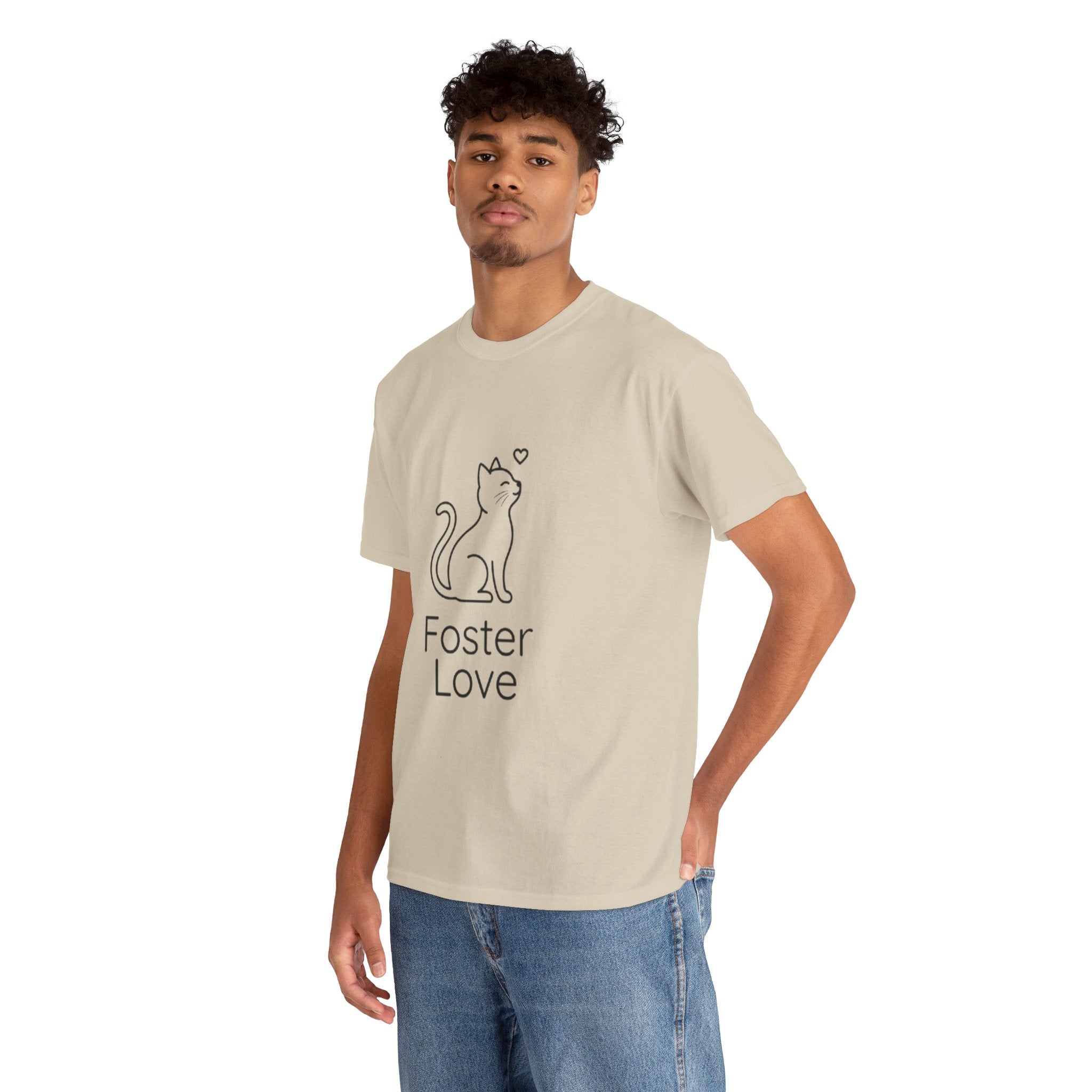 Foster Love Cat T-Shirt — Adoption Support Tee