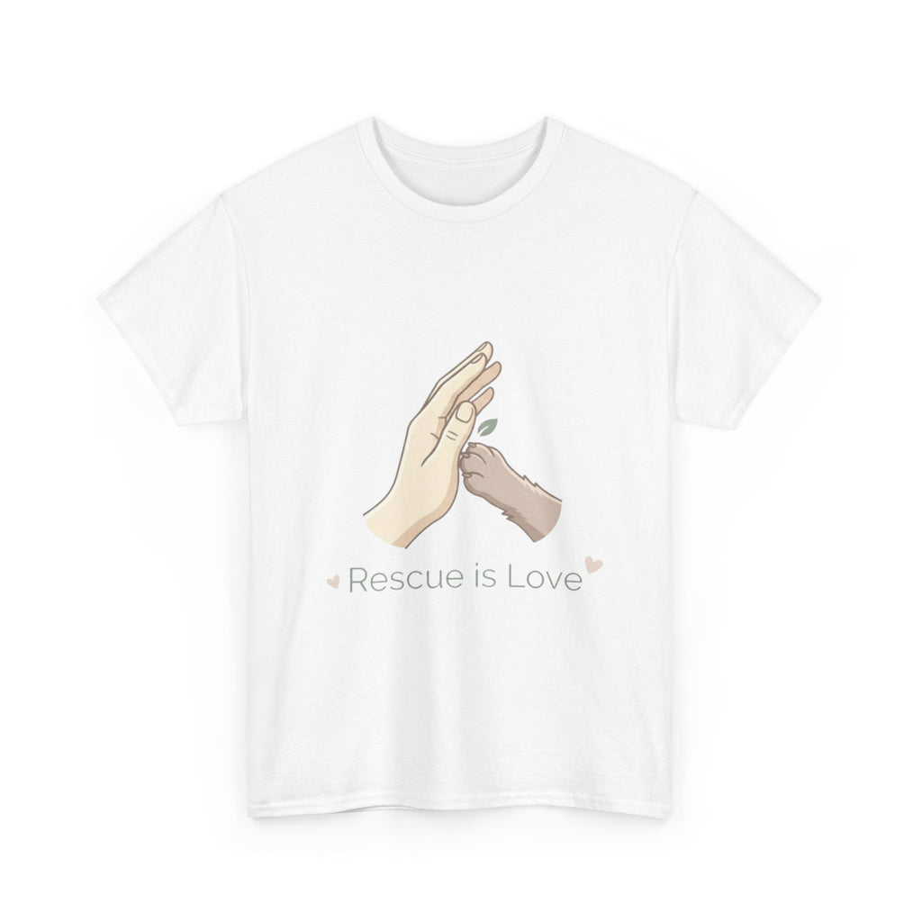 Rescue Is Love Tee — Animal Rescue Support T‑Shirt