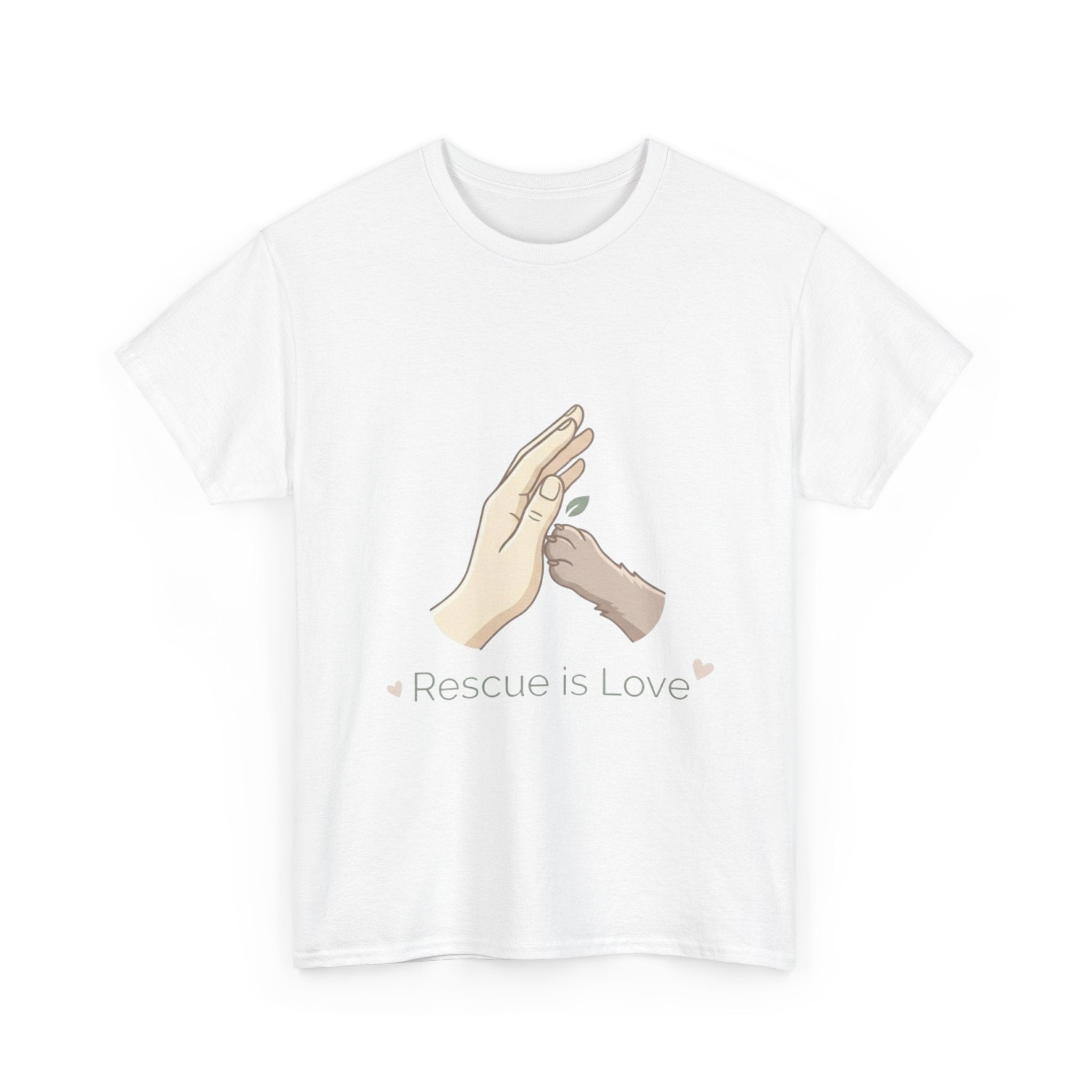 Rescue Is Love Tee — Animal Rescue Support T‑Shirt