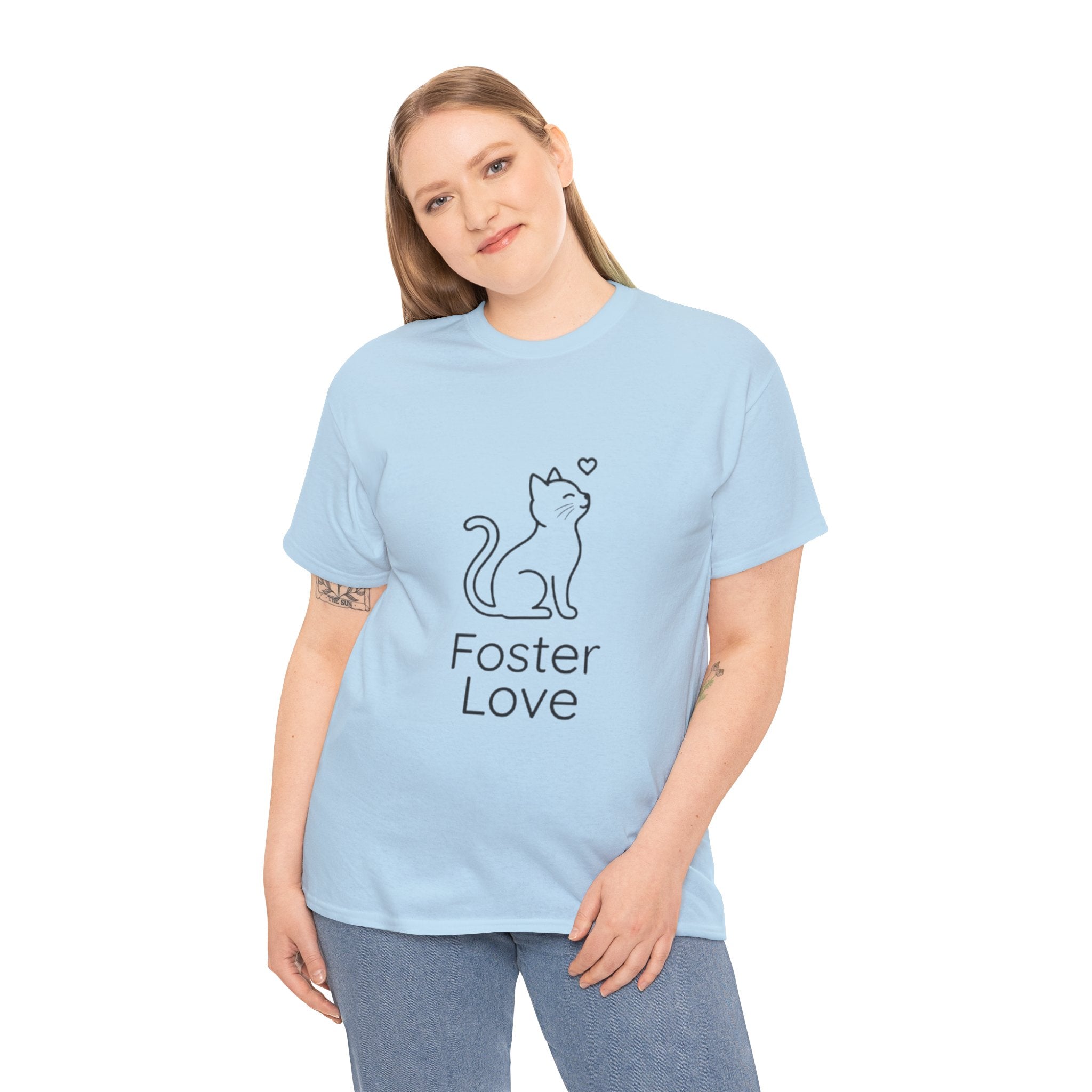 Foster Love Cat T-Shirt — Adoption Support Tee