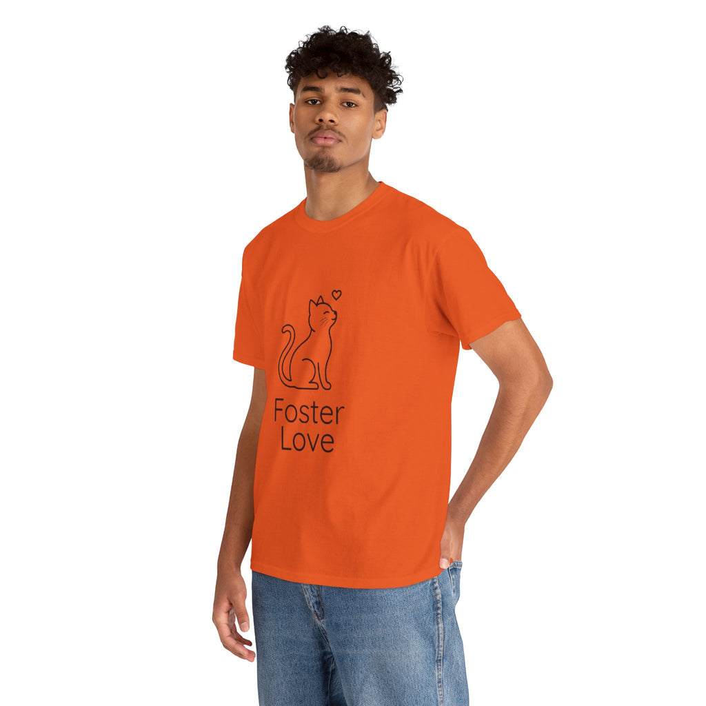 Foster Love Cat T-Shirt — Adoption Support Tee