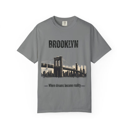 Brooklyn Bridge T-Shirt — "Where Dreams Become Reality" Graphic Tee
