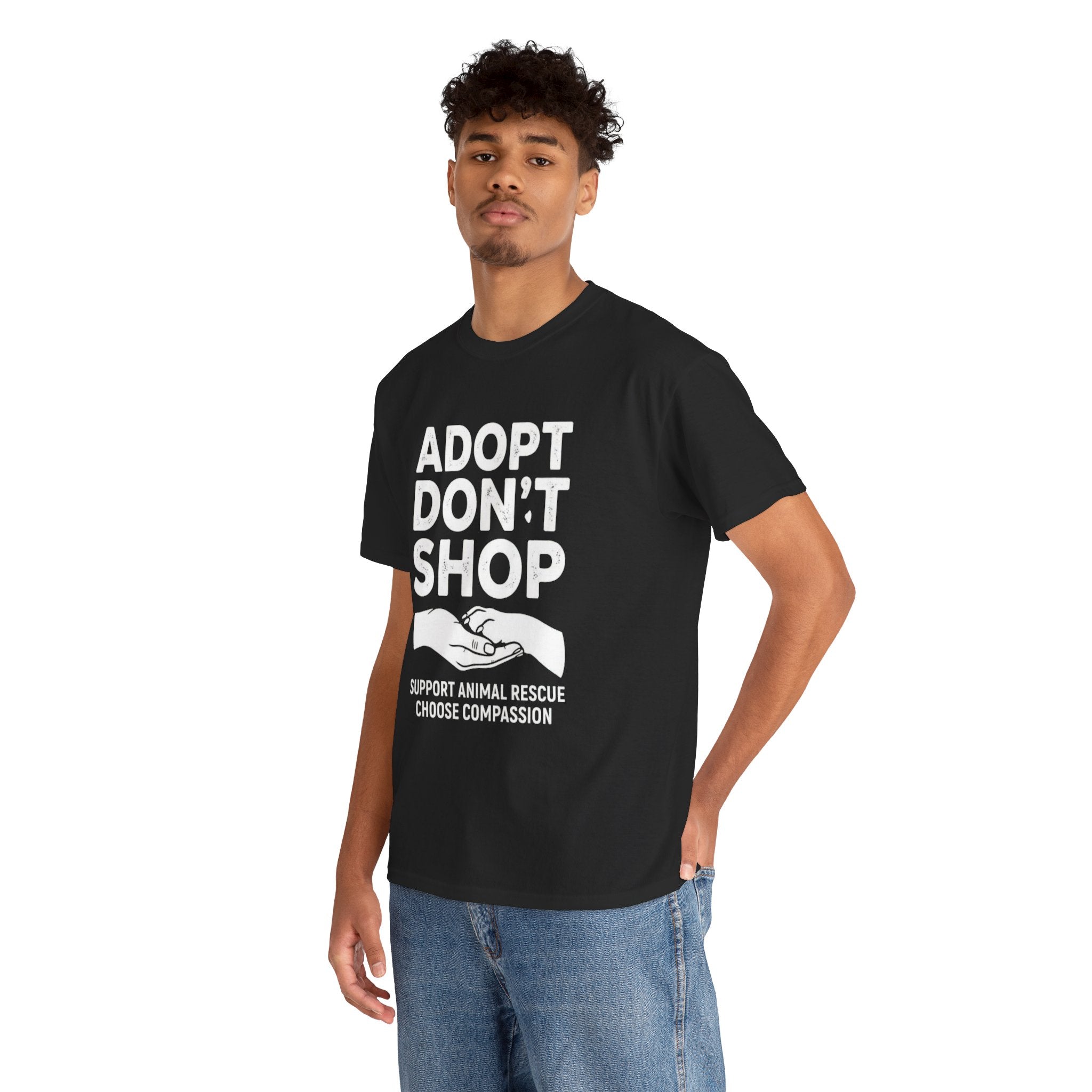 Adopt Don't Shop Tee — Support Animal Rescue Compassion T-Shirt