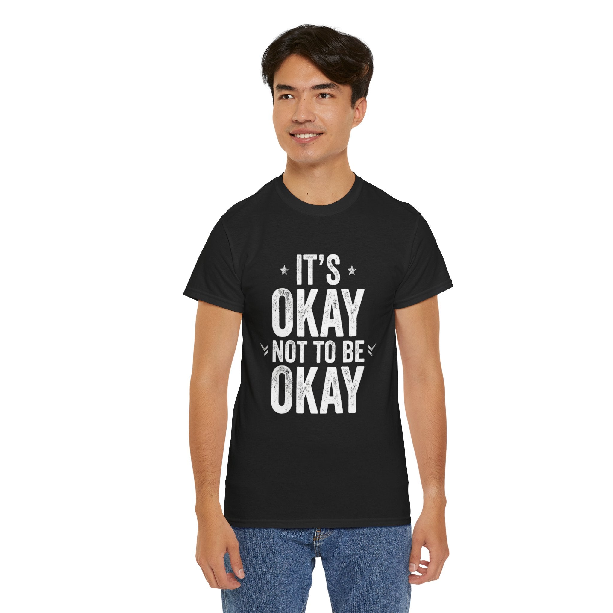 T-Shirt — 'It's Okay Not to Be Okay' Mental Health Awareness Tee