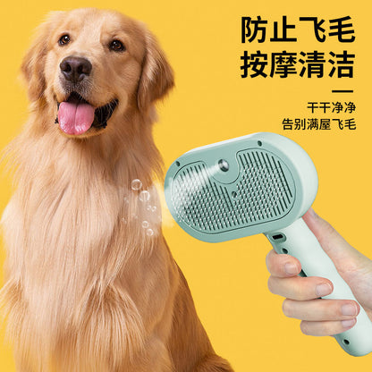 Cross-border spray comb pet comb cat dog no-fly hair needle comb pet comb cat comb pet supplies