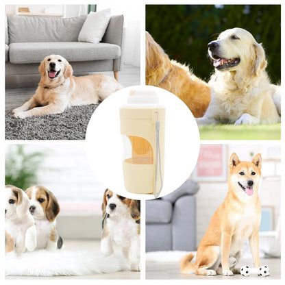2-in-1 Travel Dog Water Bottle and Feeder – Portable Pet Water Dispenser for Outdoor Use, Drinking Feeder for Pets on the Go, Convenient Pet Water Cup for Travel and Outings